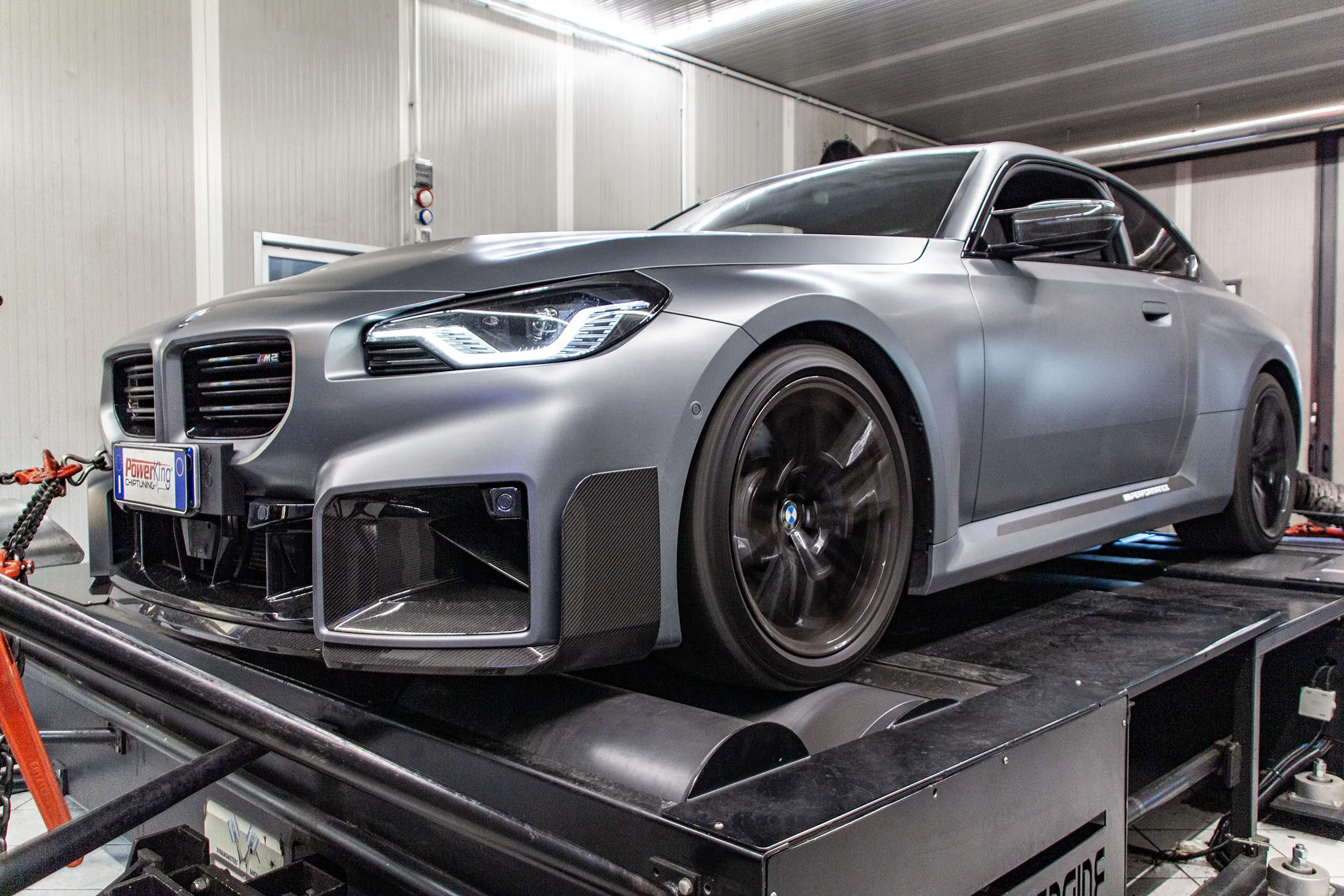PowerKing vehicle development on dyno